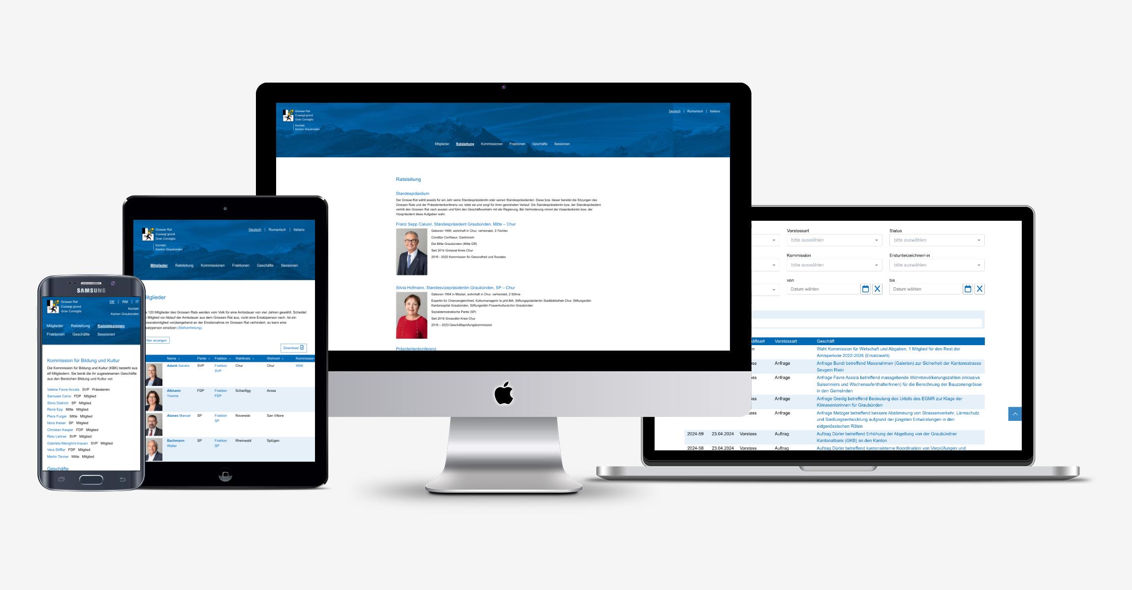 Website https://ris.gr.ch/